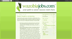 Desktop Screenshot of blog.wazobiajobs.com
